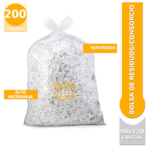 Imagen de BOLSAS DE CONSORCIO TRANSPARENTES STENDY SUPER REFORZADAS 90X120