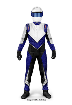 Macacão de Kart MP30 Azul