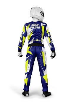 Macacão de Kart BK90 Azul - comprar online