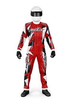 Macacão de Kart BK90 Vermelho