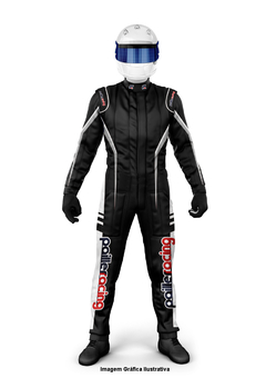 Macacão de Kart MP20 Preto