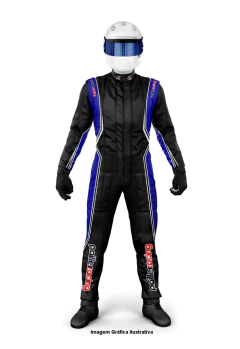 Macacão de Kart MP10 Azul