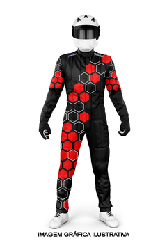 Macacão de Kart MB10 Vermelho