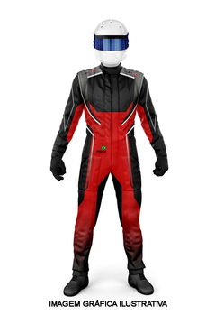 Macacão de Kart MP300 Vermelho