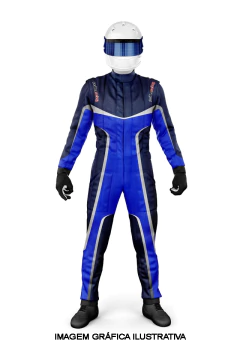 Macacão de Kart MP40 Azul