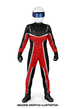 Macacão de Kart MP40 Vermelho