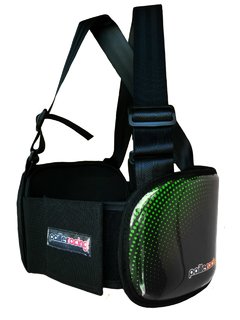 Protetor de Costelas e Coluna para Kart PC3 Verde