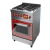 COCINA MORELLI 550 VINTAGE TOUCH ROJA en internet