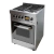 COCINA MORELLI 600 VINTAGE TOUCH NEGRA en internet