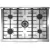COCINA MORELLI FORZA 900 VIDRIO - tienda online