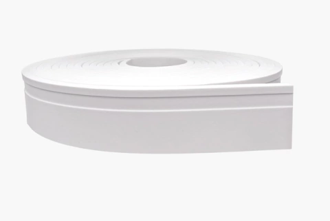 Rodapé 10 CM EVA Branco Frisado - ROLO 5M na internet