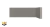 Rodapé Poliestireno Cinza 07cm Liso - BARRA 2,20m