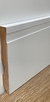 Rodapé MDF 15CM Supreme Branco - 1 friso (15cm x 15mm x 2,16m)