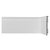 Rodapé 12CM Branco c/ Friso (Poliestireno) - BARRA 2,20m