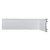 Rodapé 07CM Branco c/ Friso (Poliestireno) - BARRA 2,20m