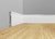 Rodapé 07CM Branco c/ Friso (Poliestireno) - BARRA 2,20m - comprar online