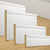 Rodapé MDF 15CM Revest. PVC Branco-1 friso (15cm x 15mm x 2,16m) - comprar online