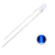Led 3MM Transparente Azul (10 unidades)