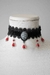 Choker camafeo con cristales rojos - comprar online