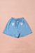 Short Relax Celeste - tienda online