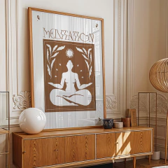 Set de 3 Cuadros Meditacion - 01/02/03 - Oz Cuadros Decorativos