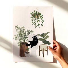 Lámina 0269 - Cat Lovers - comprar online