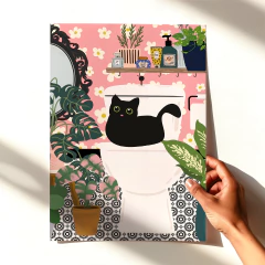 Lámina 0149 - Cat Lovers - comprar online