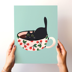 Lámina 0168 - Cat Lovers - comprar online