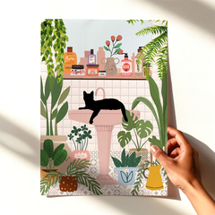 Lámina 0287 - Cat Lovers - comprar online