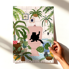 Lámina 0345 - Cat Lovers - comprar online