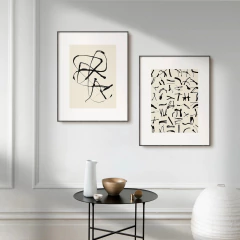 Set de 2 Cuadros Abstractos 46 - comprar online