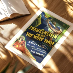 Lámina 2720 - Frankenstein Meets the Wolf Man - comprar online