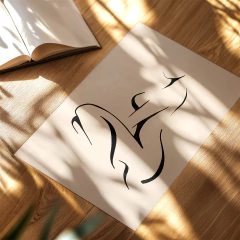 Lámina 1858 - Woman - comprar online