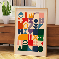 Set de 2 Cuadros Shapes - comprar online