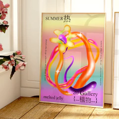 Cuadro Abstracto Moderno Summer