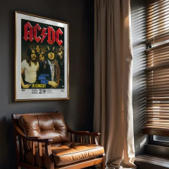 Cuadro Poster AC/DC - comprar online