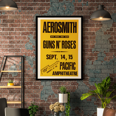 Cuadro Aerosmith Guns N Roses