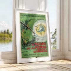 Cuadro Poster El Pajaro De Las Plumas De Cristal- Dario Argento - comprar online