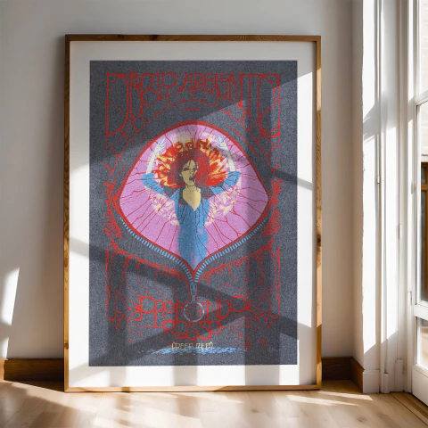 Cuadro Ilustracion Profondo Rosso - Dario Argento - comprar online