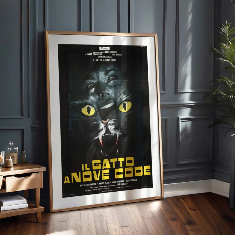 Cuadro El Gato de las Nueve Colas - Dario Argento - comprar online