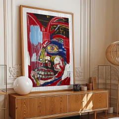 Cuadro Basquiat 01 - comprar online