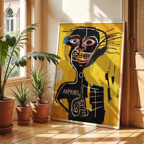 Cuadro Basquiat 10 - comprar online