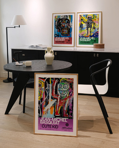 Set de 3 Cuadros Basquiat