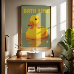 Cuadro Bath Duck