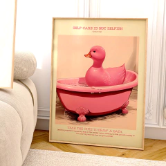 Cuadro para Baño Bath Duck III