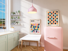 Set de 2 Cuadros Bauhaus Dots