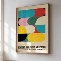 Set de 4 Cuadros Bauhaus - Oz Cuadros Decorativos