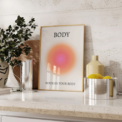 Cuadro Nourish Your Body