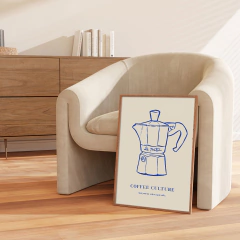 Set de 3 cuadros Matin para Cafeterias y Cocina - tienda online