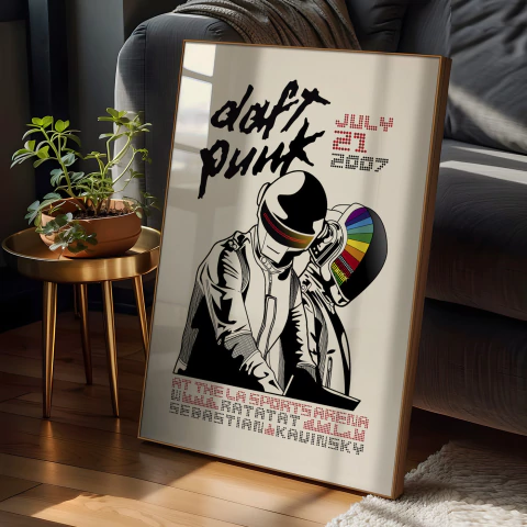 Cuadro Poster Daft Punk - comprar online